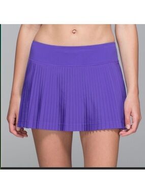lululemon athletica Violet Pleated Athletic Skort